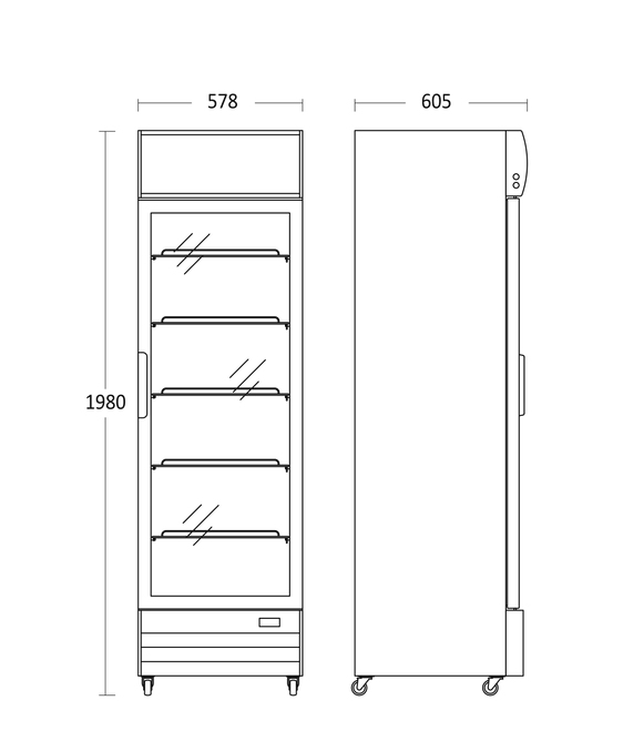 ScanDomestic SD 417 BE kommercielt køleskab og kommerciel fryser Merchandiser-køleskab 280 L Fritstående D ScanDomestic SD 417 BE kommercielt køleskab og kommerciel fryser Merchandiser-køleskab 280 L Fritstående D